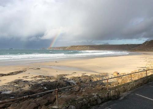 Rainbow over Sennen Cove